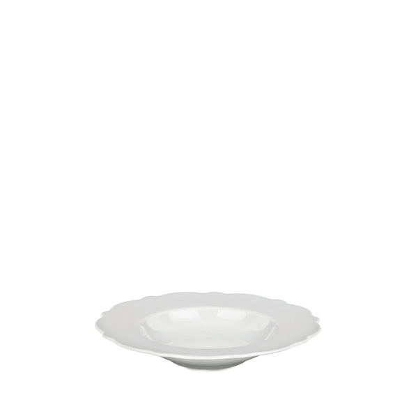 Alessi — Dressed MW01/2 | Piatto fondo in porcellana bianca — Alessi
