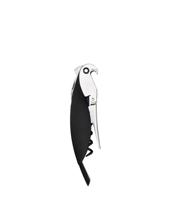 Alessi — Parrot AAM32 B | Cavatappi Sommelier Mendini Nero — Alessi