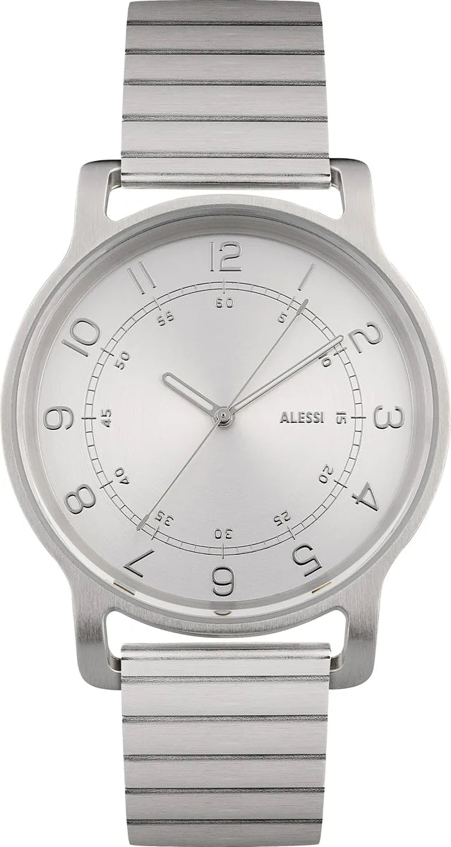 Alessi — AL28000 | Orologio da polso in acciaio 18/10 — design italiano Alessi