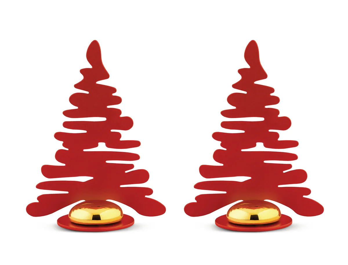 Alessi — Barkplace Tree BM16S2 R | Segnaposto da tavola in acciaio ros — design italiano Alessi