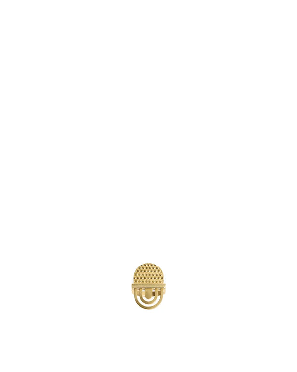 Alessi — Fresia ESA03 ESA03 2S | Anello in acciaio PVD oro Salmistraro — Alessi