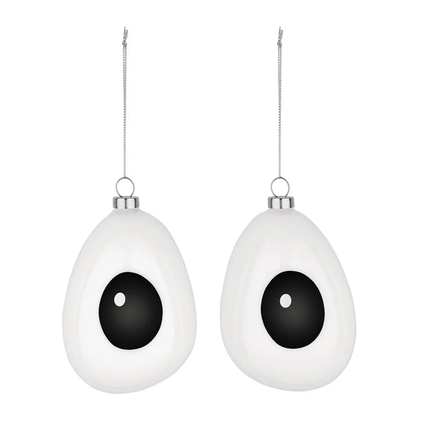 Alessi — Holly PLA01SET3 | Decorazioni natalizie in vetro soffiato — Alessi