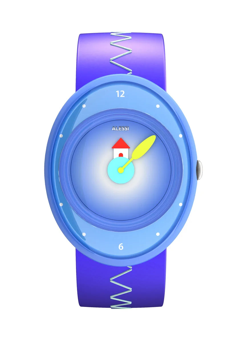 Alessi — Millennium Jr. AL20000 | Orologio da polso Miriam Mirri, blu — design italiano Alessi