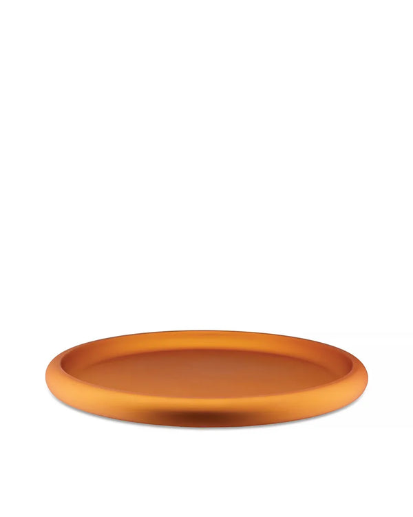 Alessi — Discolo ITM03 O | Centrotavola in alluminio anodizzato aranci — Alessi