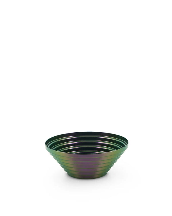 Alessi — Maya 7320/20GRP | Cestino rotondo cangiante Greenpurple — Alessi
