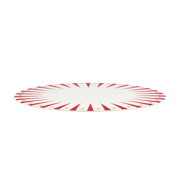 Alessi — Delight NZ06 | Piatto per panettone in porcellana dipinta — Alessi