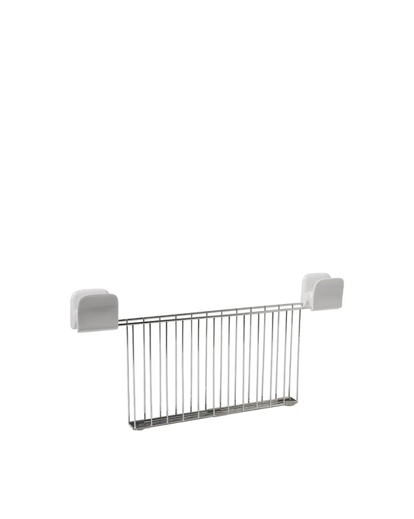 Alessi — SG68RACK W | Pinza tostapane Giovannoni in bianco — Alessi