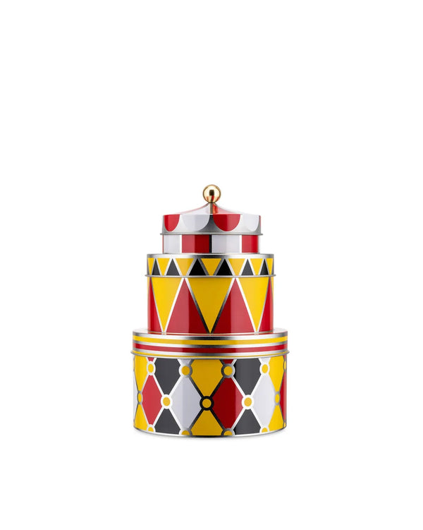 Alessi — Circus MW31S3 | Set tre scatole in banda stagnata Wanders — Alessi