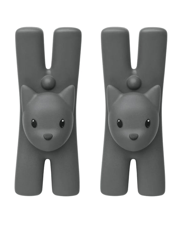Alessi — Lampo MMI32CS B | Mollette in resina per accessori animali — Alessi