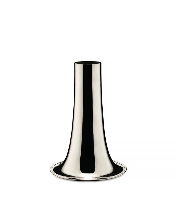 Alessi — Trumpet ITM05 AG | Vaso in ottone argentato tornito — Alessi