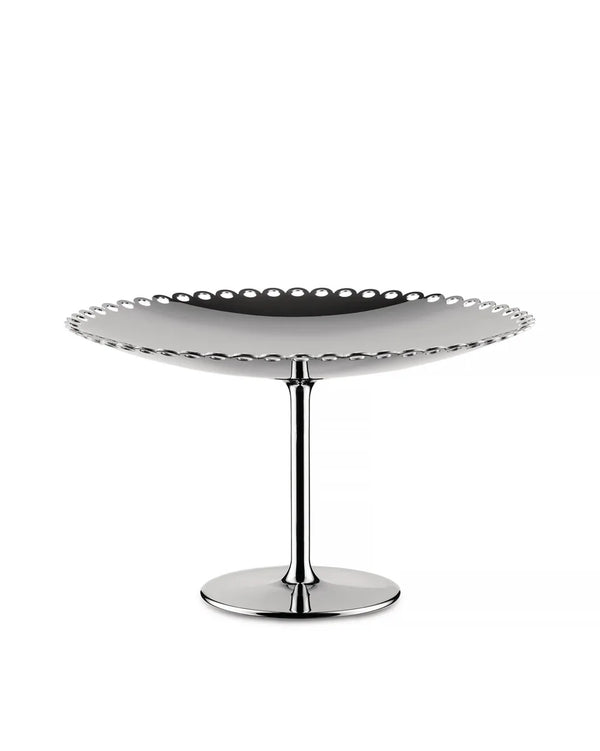 Alessi — Edges ITM06 | Alzata traforata in acciaio inox 18/10 — Alessi