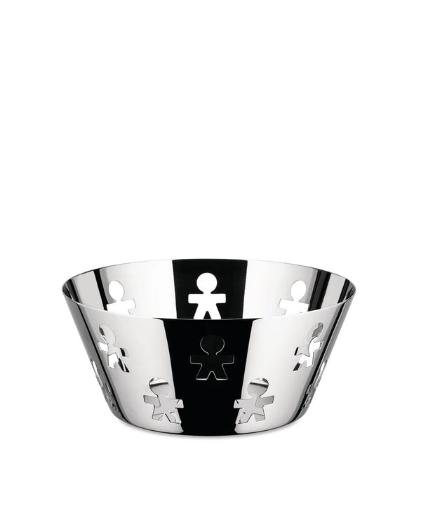 Alessi — Girotondo AKK04 | Cestino traforato in acciaio inox — Alessi