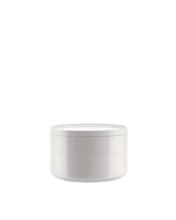 Alessi — Birillo PL17 W | Contenitore da bagno in PMMA bianco — Alessi