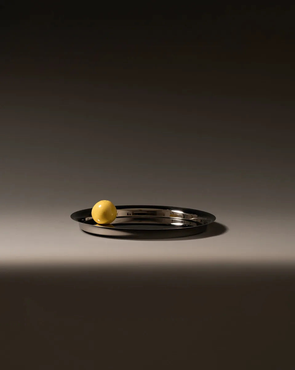 Alessi — Kuru Kuru ITM14 | Vassoio in acciaio inox Fukasawa — vista principale