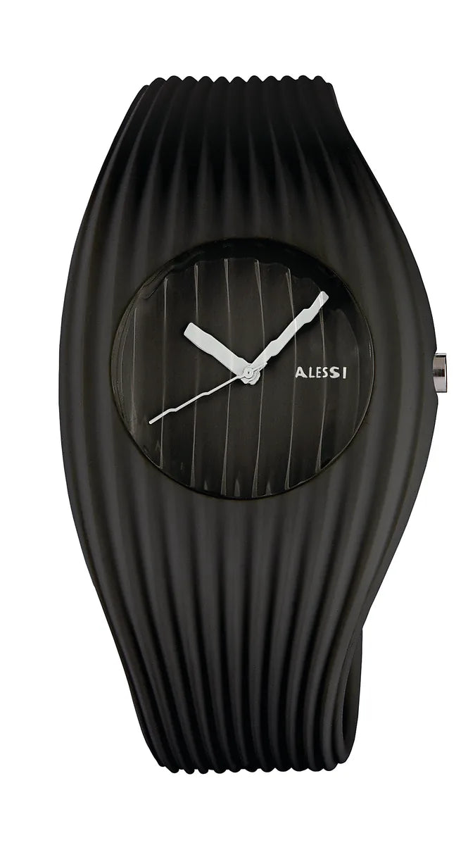 Alessi — Grow Watch AL26000 | Orologio da polso in poliuretano nero — vista principale