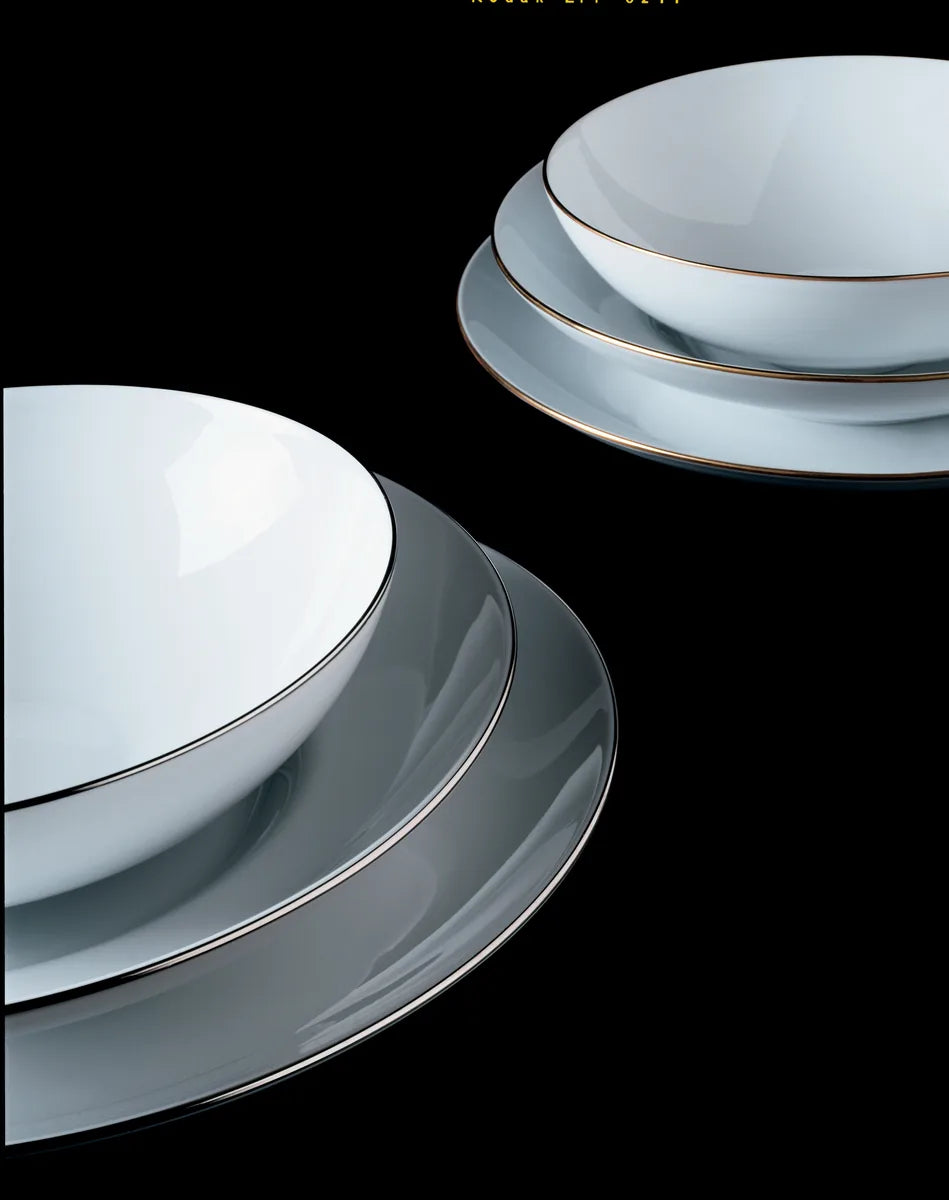 Alessi — Mami Gold SG69/77 | Sottotazza caffè porcellana e oro 18k — vista principale
