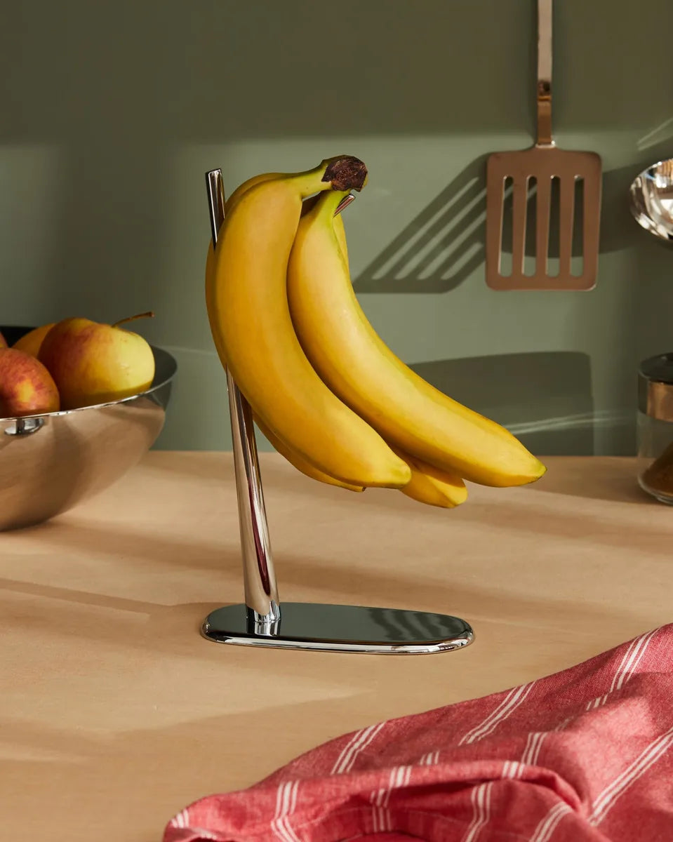 Alessi — Dear Charlie JT01 | Porta banane in zama cromata — dettaglio