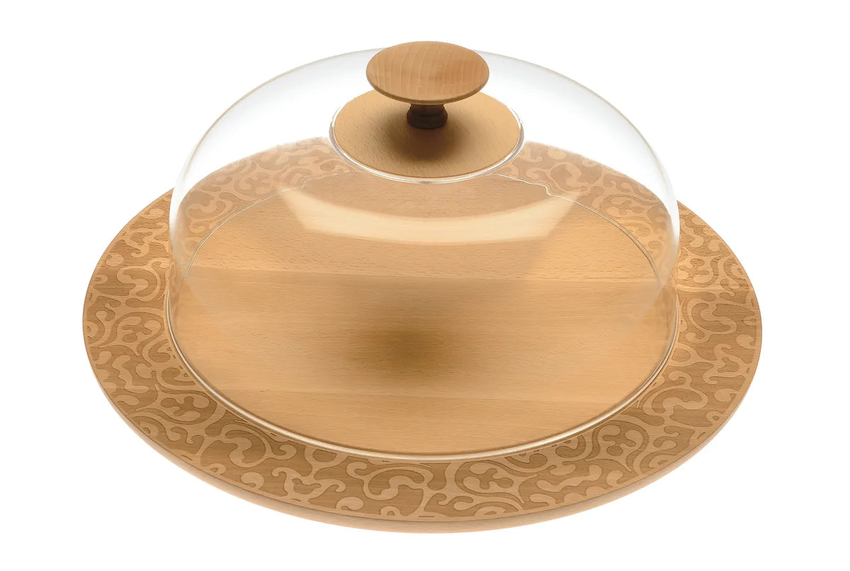 Alessi — Dressed in Wood MW23 | Piatto formaggi in faggio Wanders — dettaglio