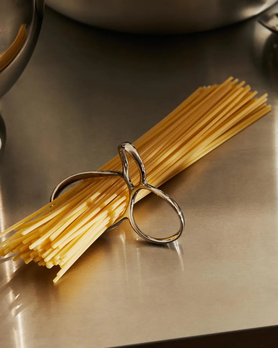 Alessi — VOILE PG01 | Dosatore spaghetti in acciaio inox lucido — dettaglio