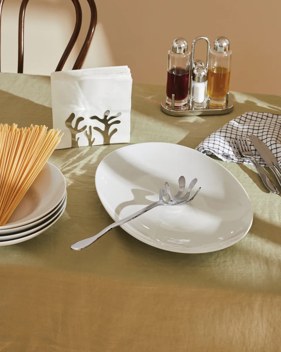 Alessi — Mediterraneo ESI17 | Mestolo spaghetti in acciaio inox — dettaglio