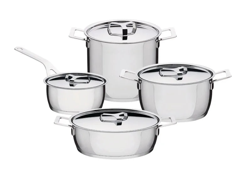 Alessi — Pots&Pans AJM100/24 | Pentola 24 cm Jasper Morrison — dettaglio