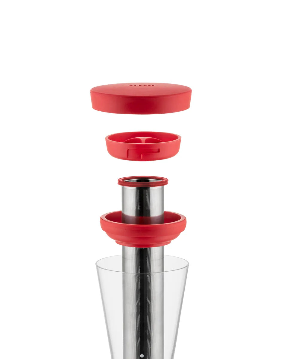 Alessi — Mazagran GIA31 BR | Caraffa caffè freddo in vetro e resina — dettaglio