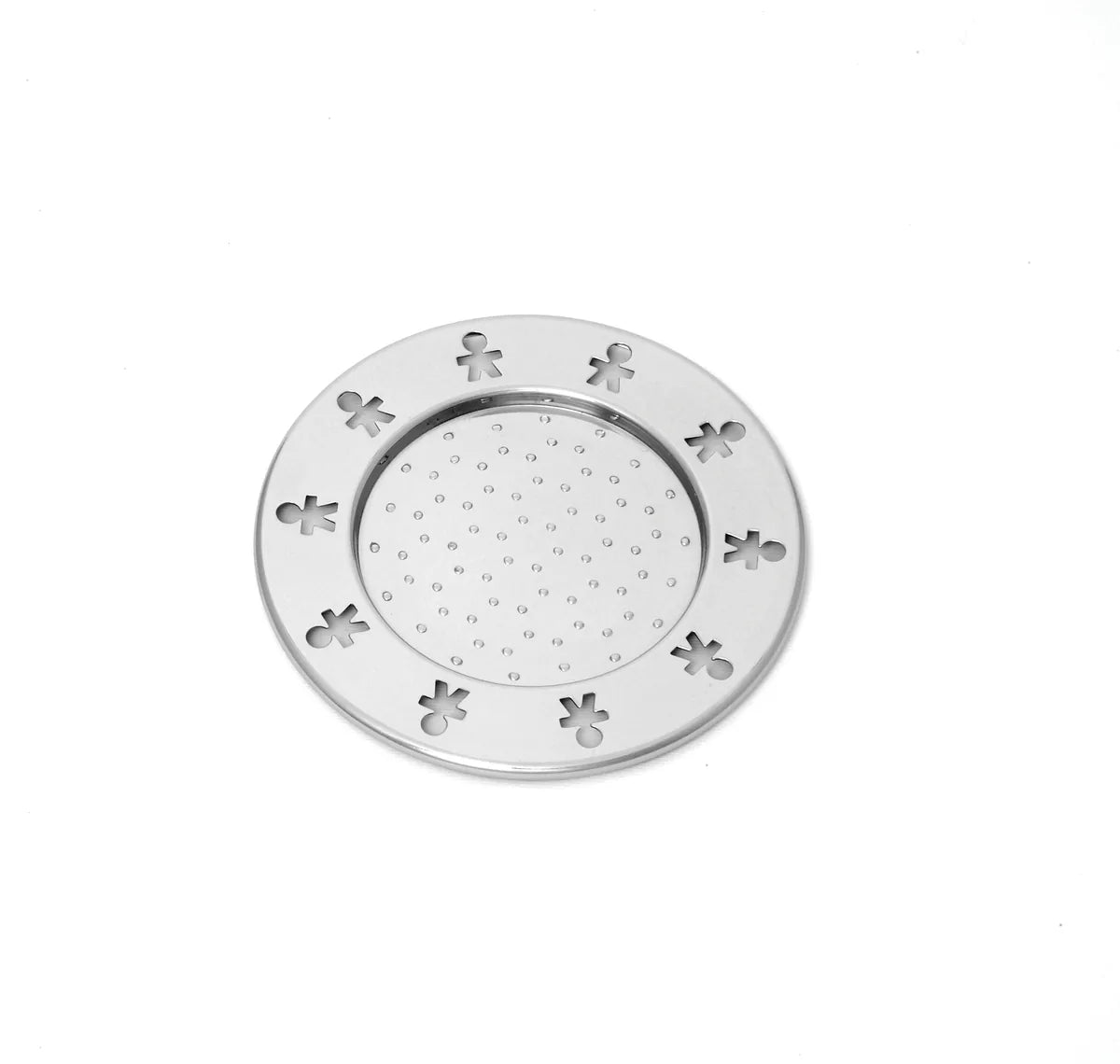 Alessi — Mini Girotondo AKK80/13 | Sottobicchieri in acciaio 18/10 — vista laterale
