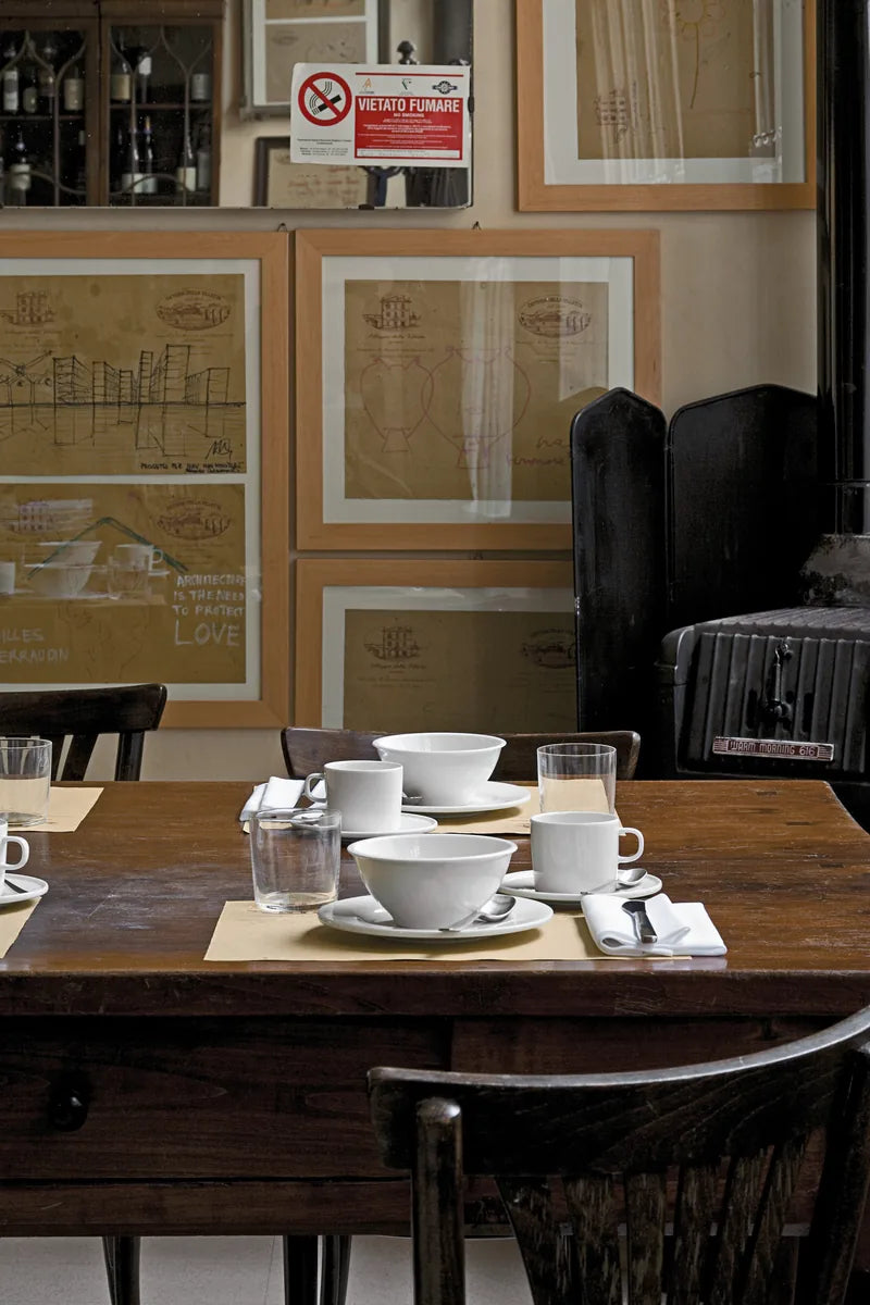 Alessi — PlateBowlCup AJM28/3826 | Insalatiera in porcellana Jasper Mo