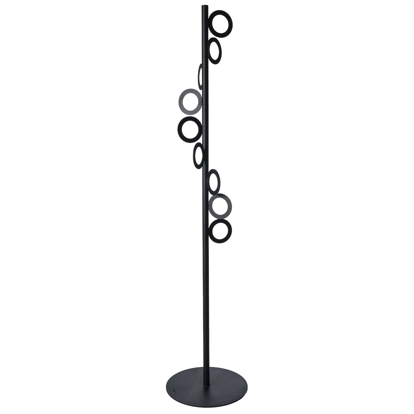 Arti & Mestieri Tuttizeri appendiabiti da terra nero ferro ⌀40x180h cm