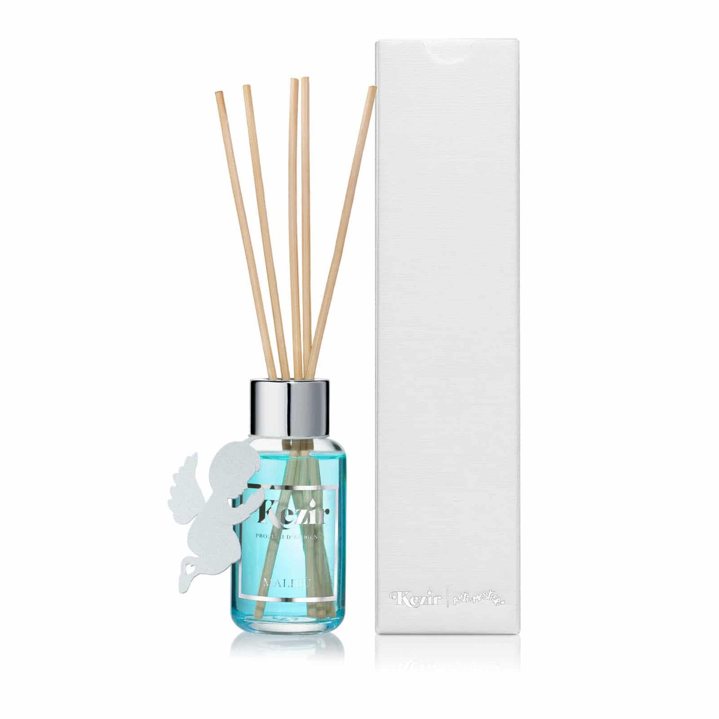 Arti & Mestieri diffusore ambiente Malibù 50 ml decoro Angioletto in ferro vetro e legno
