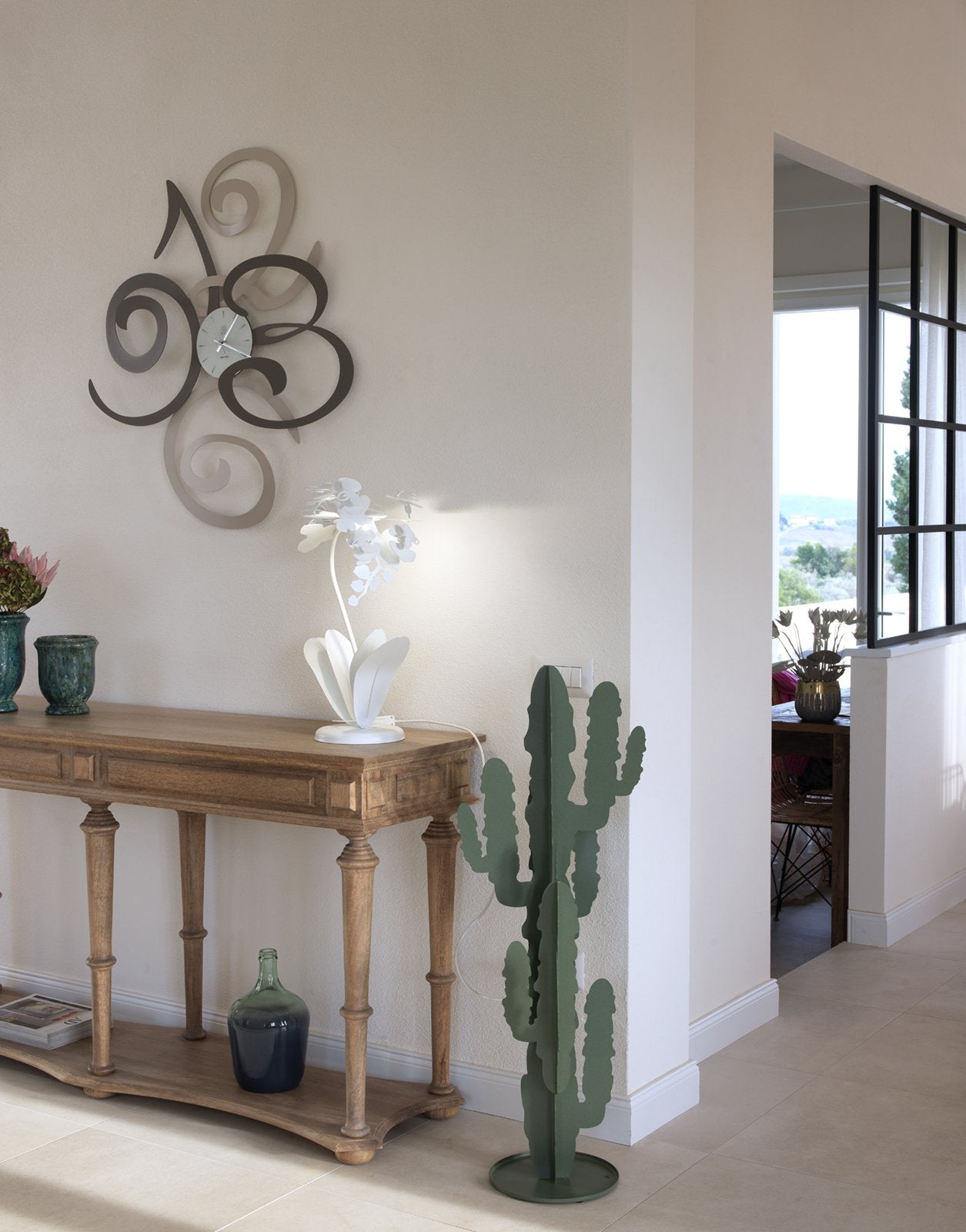 Arts & Crafts - Filomena Modern Wall Clock