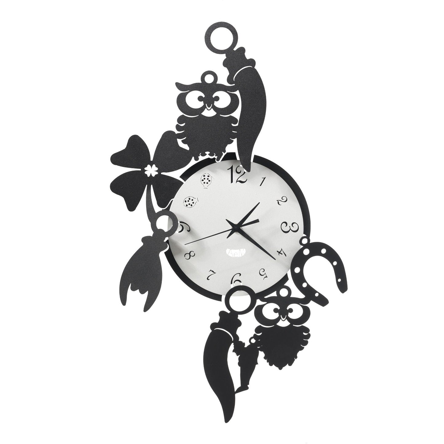 Arts & Crafts - Good Luck Design Wall Clock