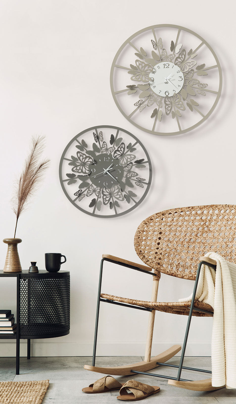 Arti & Mestieri - Orologio da parete di design Sfarfallio piccolo
