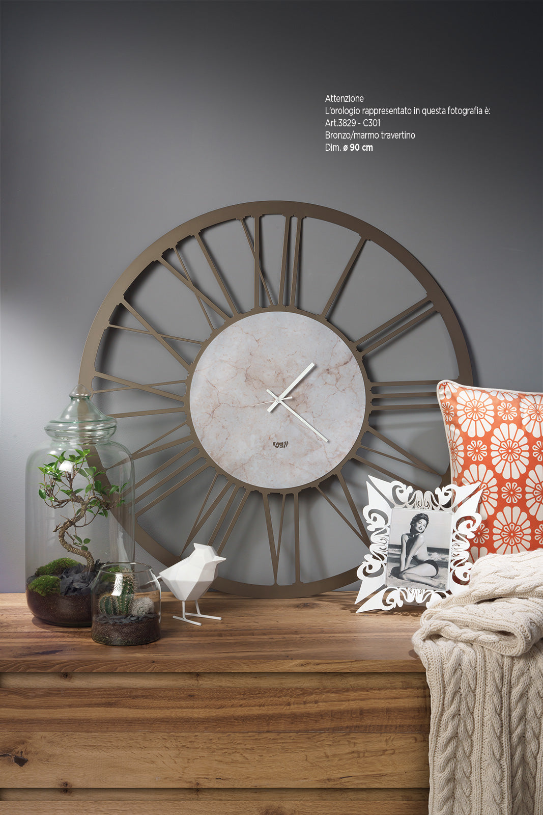 Arti & Mestieri - Orologio Da Parete Di Design Big 140