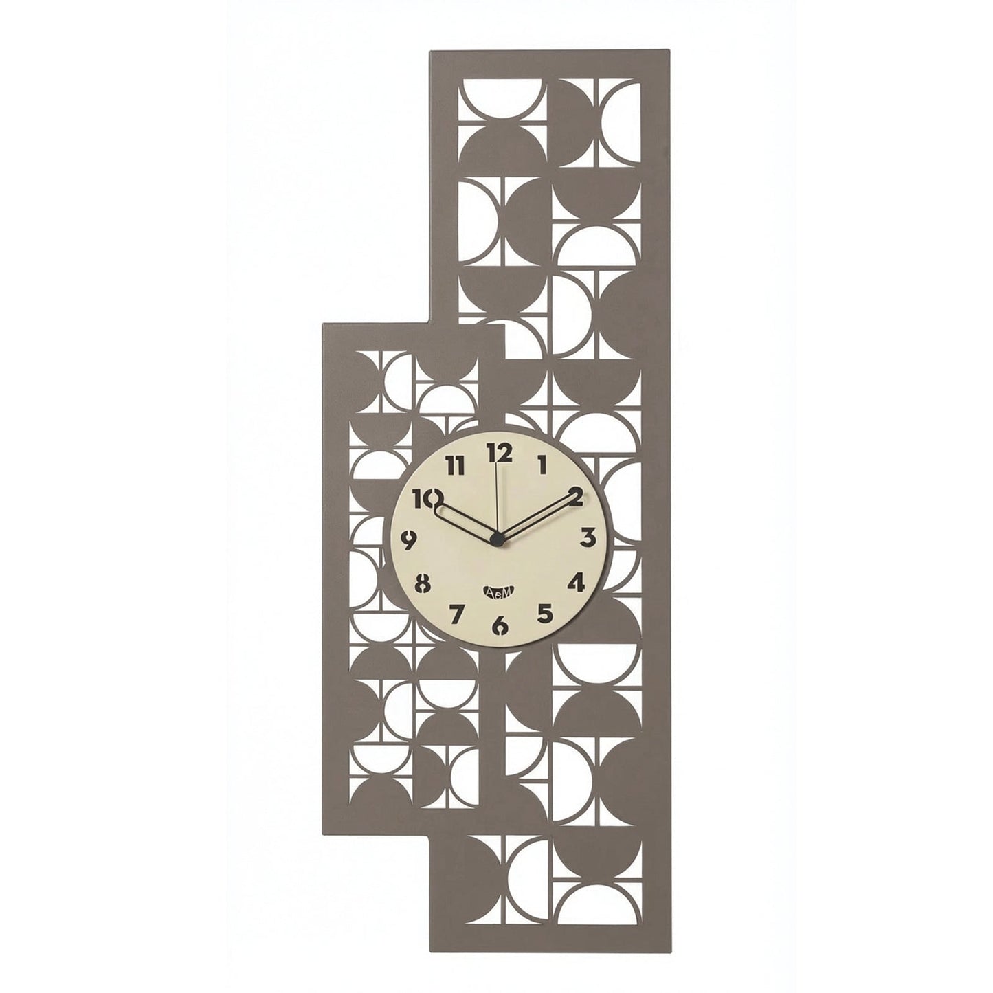 Arti & Mestieri orologio da parete Vogue colore fango avorio in ferro lavorato artigianalmente