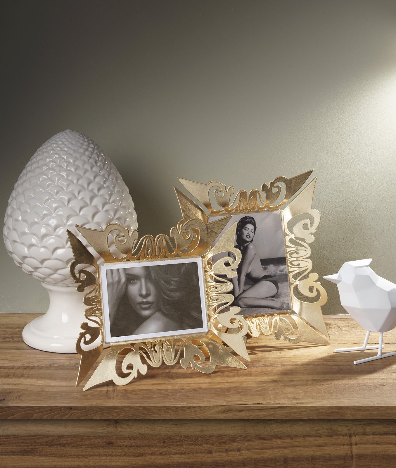 Arti & Mestieri - Cornice Portafoto Decorata Verticale Vanity