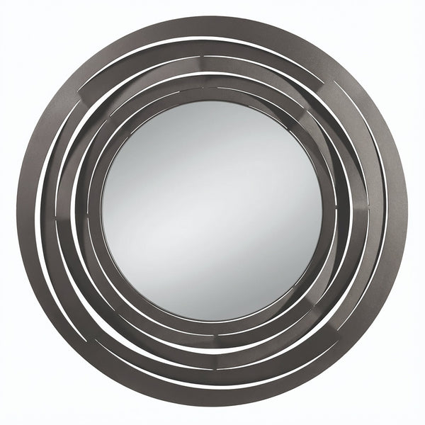 Arts & Crafts - Large Circular Origami Wall Mirror — Arti & Mestieri