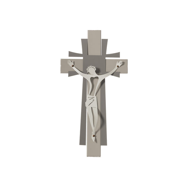 Arti & Mestieri - Arte sacra in ferro Crocifisso piccolo da parete — Arti & Mestieri