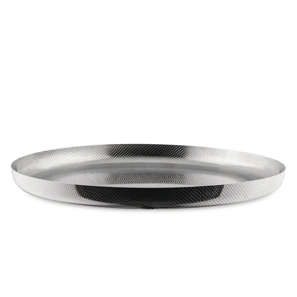 Alessi — JM14/35 T | Vassoio rotondo in acciaio inox 18/10 — Alessi