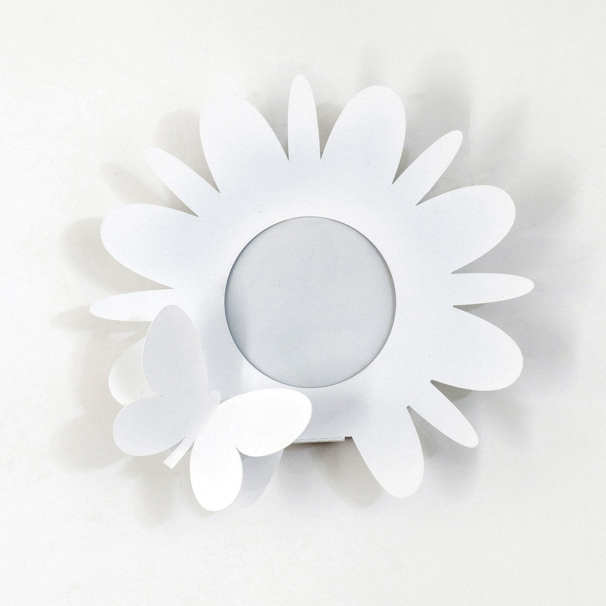 Arti & Mestieri Porta umidificatore Fiorello bianco ferro e porcellana