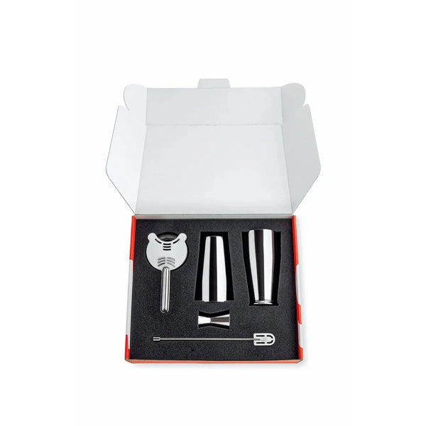 Alessi — Lunar Eclipse 5050SET I | Set Mixology Sottsass in Acciaio 18 — Alessi