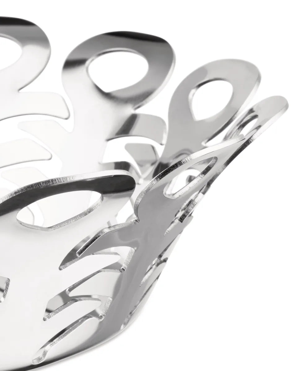 Alessi — Vimini BM21/21 | Cestino traforato in acciaio inox
