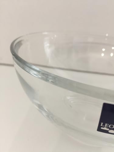 Generic Glass Cereal/Fruit Salad/Ice Cream Bowl with Stackable Edge 15cm