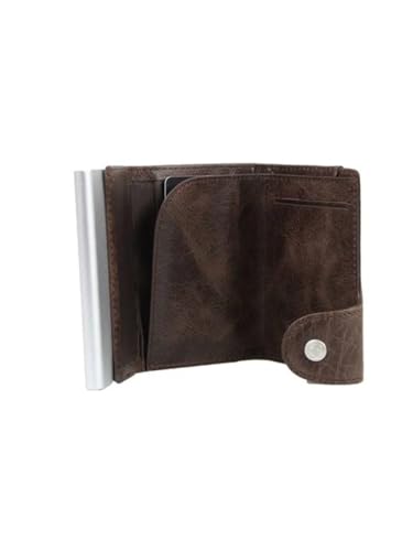C-secure - Portefeuille marron foncé