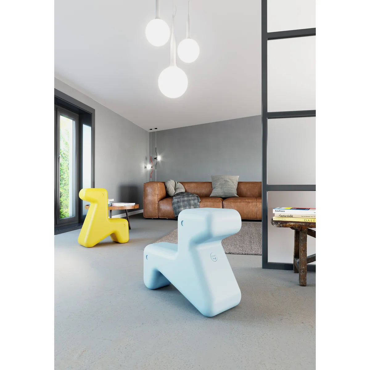 Alessi — Doraff UNS07 Y | Seduta in polietilene giallo