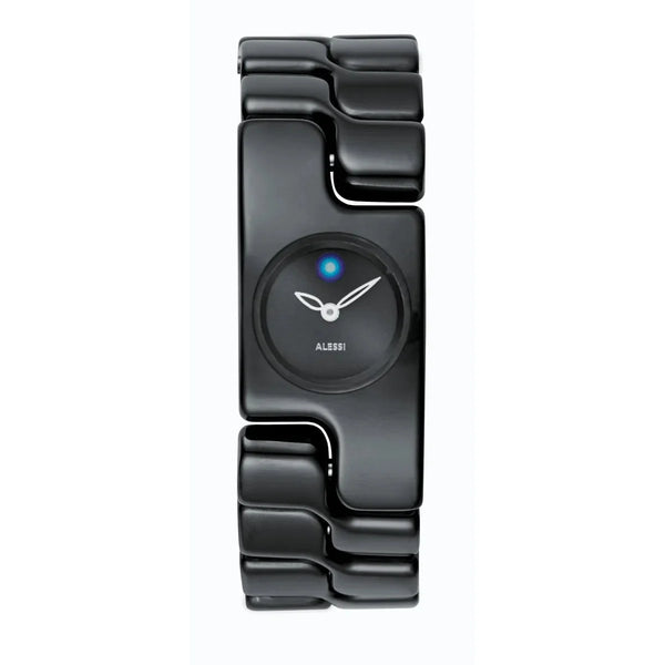 Alessi — Mariposa AL15002 | Orologio da polso acciaio nero — Alessi