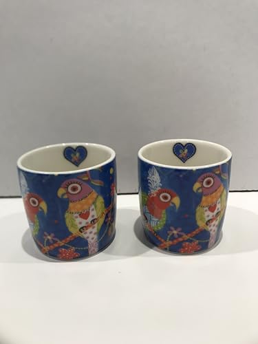 Maxwell & Williams - Lot de 2 tasses à café « Love Hearts Birds »