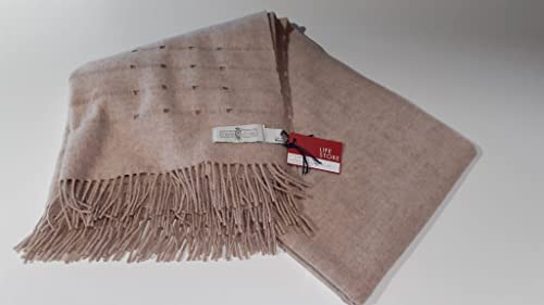 Cecchi e Cecchi - Pure Virgin Wool Plaid Sand 135x180