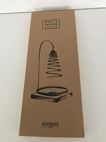 Generic Spiral Incense Holder with Wooden Base h cm 33