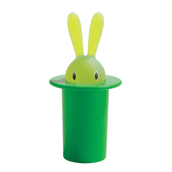 Alessi — Magic Bunny ASG16 GR | Portastuzzicadenti in resina verde — Alessi